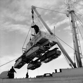 Loading Sno-Cat on 'Endeavour'