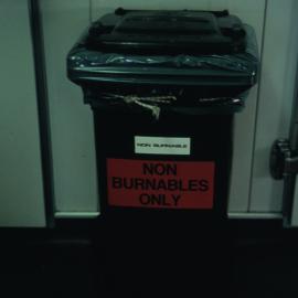 Bin for Non-Burnable Rubbish