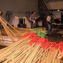 'Free Beer Band' at the Flag Tying Party 