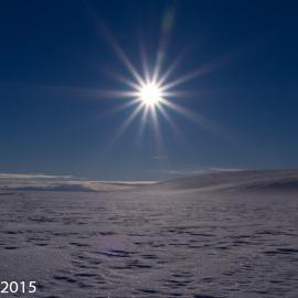Midnight sun, summer solstice, Windless Bight
