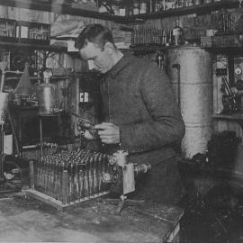 Dr Simpson in his Laboratory
