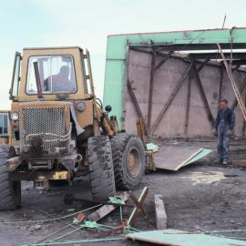 Demolishing the Old Garage