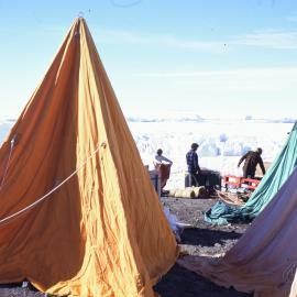 Polar Tents Airing at Scott Base