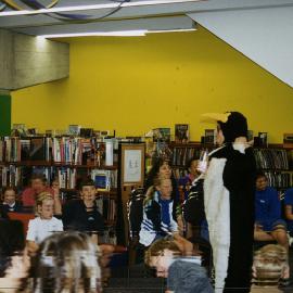 Margaret Mahy answering questions about her new book 