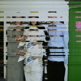 During Margaret Mahy's book lunch 