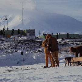Clearing SIPRE Auger in front of Scott Base