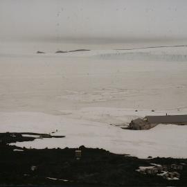 View of Cape Evans hut 