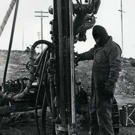 Scott Base, drilling foundation for new summer lab