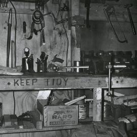 Vanda Station, cold porch in mess hut