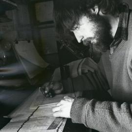 Vanda Station weatherman Tony Bromley