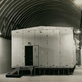 US Task Force 43 - A completed prefabricated building stands inside new tunnel