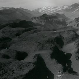 Looking over the Dais and down the Wright Valley 