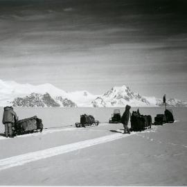 Geological field party on Rennick Glacier