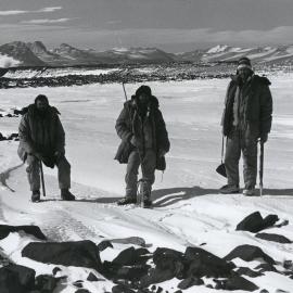 Field Party Upper Wright Glacier