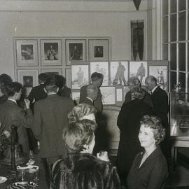 Guests in Entrance hall of 50th Anniversary of the Terra Nova