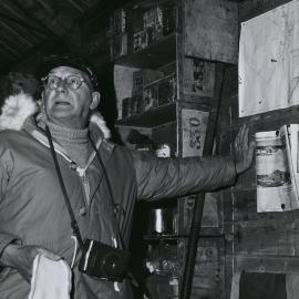 Sir Charles Seymour Wright Visiting Shackleton's Hut
