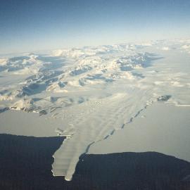 Terra Nova Bay and Ice tongue with Mt Melbourne 