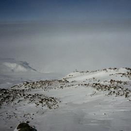 Distant view of MACZ from Mt Erebus