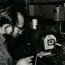 Dave Clark an electrician at Scott Base: Rewiring a faulty electrician motor