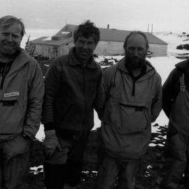 Dave Woodings, John Chales, Roger Fyfe and Athol McCredie