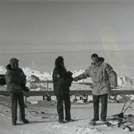 Handover from L Slattery (winter OIC) to J Thurston (summer OIC)