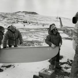 A bow section of the Canterbury University trimaran used for marine research