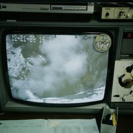 Erebus crater activity live on TV.