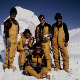 Survival training near Scott Base