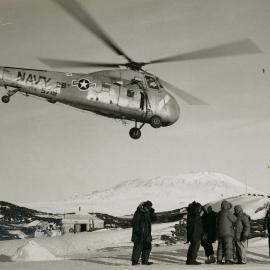 Operation Deep Freeze observers depart following visit to Cape Royds