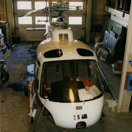HNZ helicopter in B garage