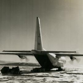 C-130 Hercules in Brilliant Antarctic Sunshine
