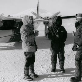 Celebrating the arrival of NZ Aerial mapping Rockwell commander 