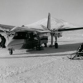 NZ Aerial Mapping Rockwell Commander at McMurdo Ice runway