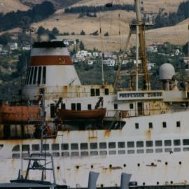 'The 'Professor Zubov' in Lyttelton en route to Antarctica