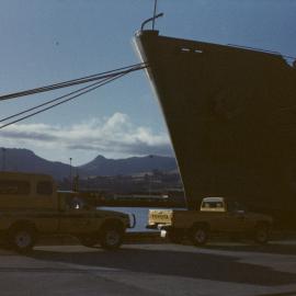 NZARP vehicles awaiting transport to Antarctica 