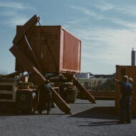 Containers at Harewood store