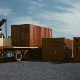 Containers at Harewood store