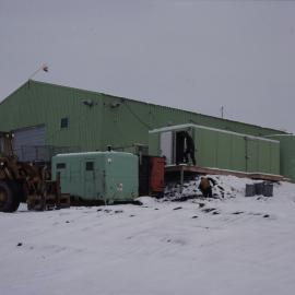 Hangar , Freezers and Hydroponics Hut