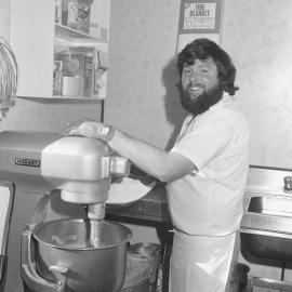 Chef Steve Mosley in Kitchen at Scott Base
