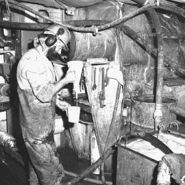 Drilling rig at Butter Point interior