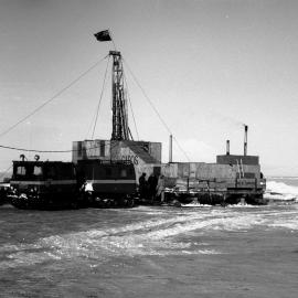 Drilling rig at Butter Point