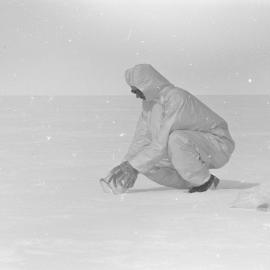 Science| Chemistry| Chad Dick| collecting snow sample for mercury analysis