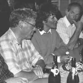 Cas Roper at scott Base dinner