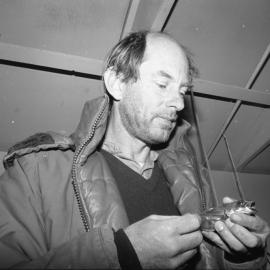 Rufus Wells with a couple of borchgrevinki at Mactown aquarium