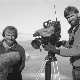 Don Anderson and Max Quinn from TVNZ