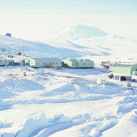 Scott Base from Pressure Ridges