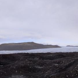 Panoramic view of the Koettlitz Glacier from Lower Hidden Valley