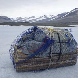 Cargo delivered to camp