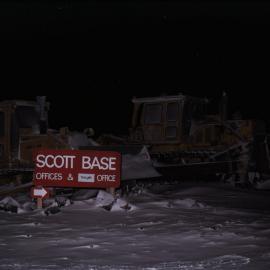 Scott Base Sign at Winfly