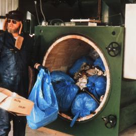 Loading the Incinerator